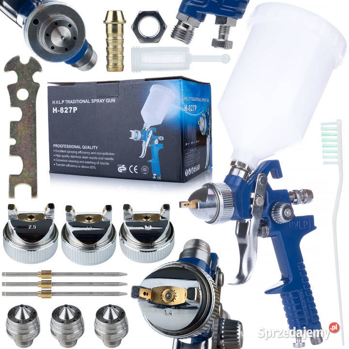 Pistolet Lakierniczy HVLP 4 Dysze 1425 mm Ludźmierz