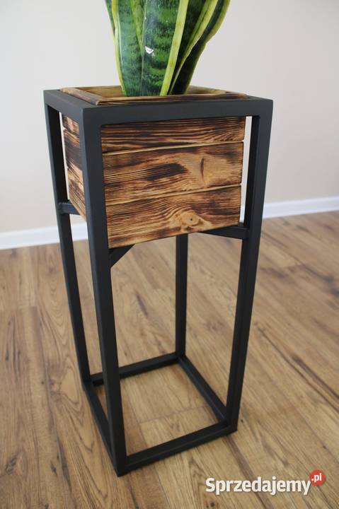 Kwietniki loftowy industrialny czarny Kwietniki Dom i Ogród Nowy Targ