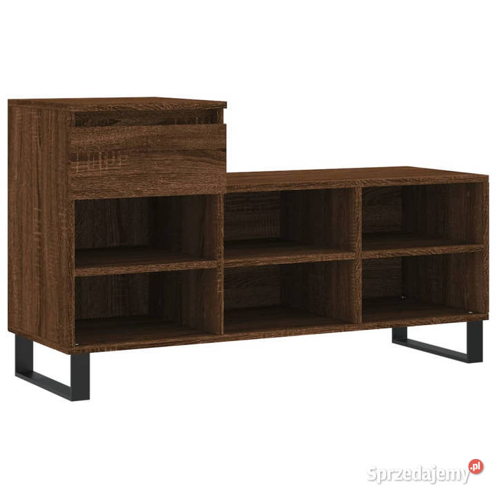Szafka na buty brązowy dąb 102x36x60 WM831379 Warszawa