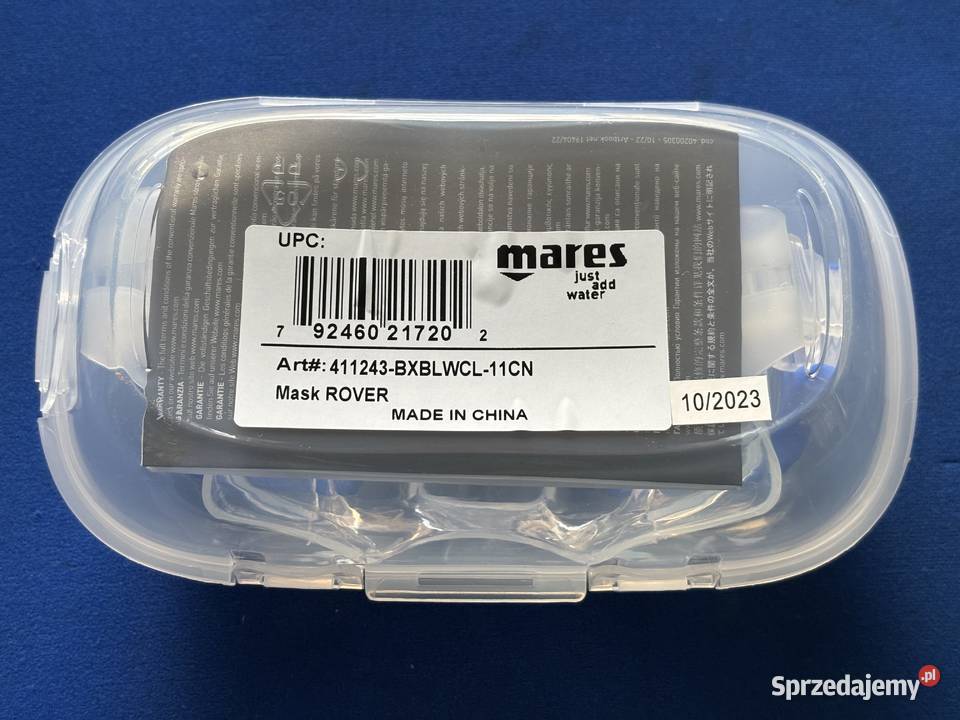 Maska nurkowa Rover firmy Mares Nurkowanie