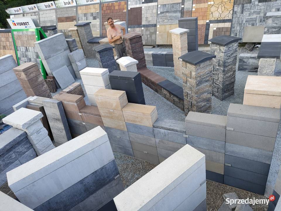 Stopnica stopnice 120302 gres gresowe schody zewnętrzne Myślenice