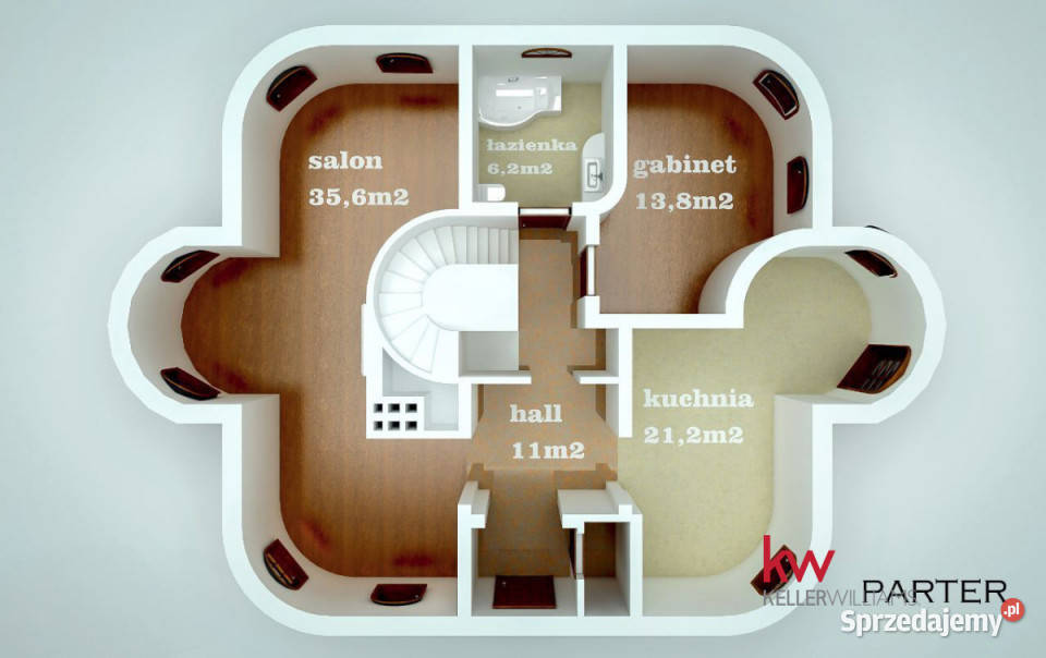 Dom wolnostojący 2342m2 Czerwonak Zacisze wielkopolskie