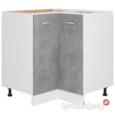 vidaXL Szafka narożna szarość betonu 755x755x805 mazowieckie Warszawa