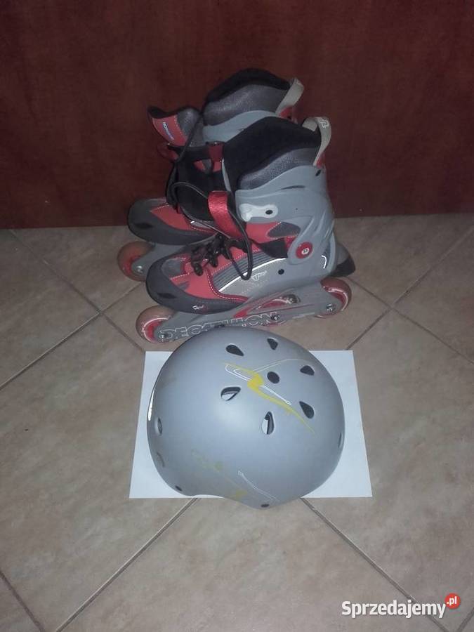 Rolki rozmiar 3638 do 70 z kaskiem 70kg Będzin