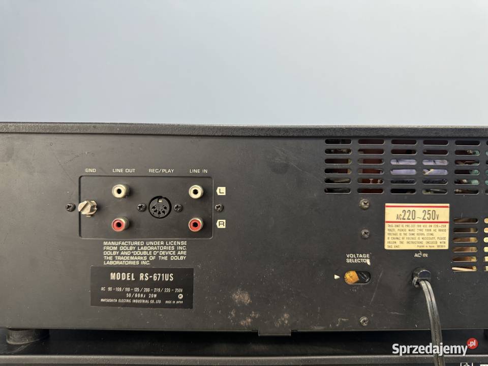 Technics SU3500 Amplifier ST3500 Tuner RS671US Łapy