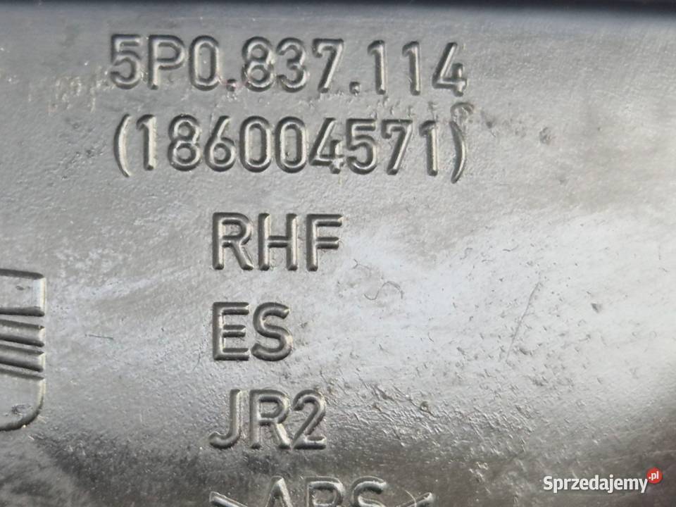 KLAMKA WEWNĘTRZNA PRZÓD TYŁ PRAWY ALTEA XL Działoszyce sprzedam