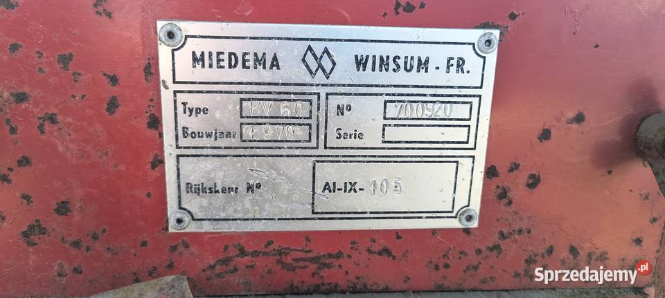 Pryzmownik usypywacz ziemniaków cebuli MIEDEMA dolnośląskie Wrocław sprzedam