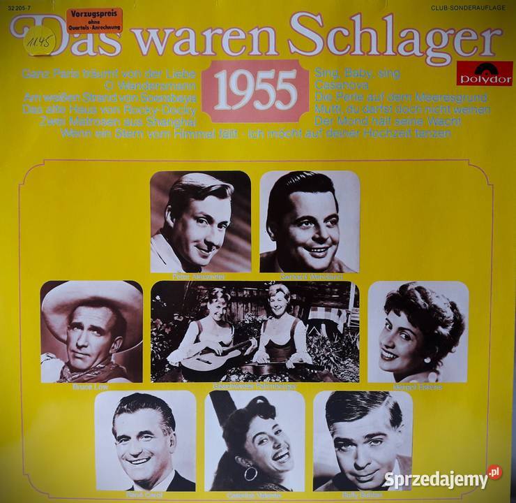 Das Waren Schlager 1955 TO BYŁY HITY 1954 Kultura i Rozrywka Myślachowice