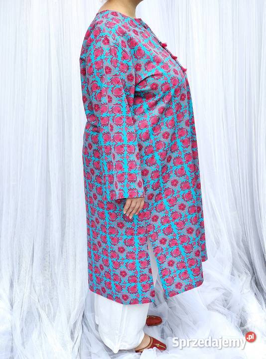 Długa tunika XXL 44 3XL 46 plus size bawełna zachodniopomorskie