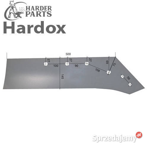 Lemiesz 18 HARDOX 173802P do pługa GREGOIRE Suwałki