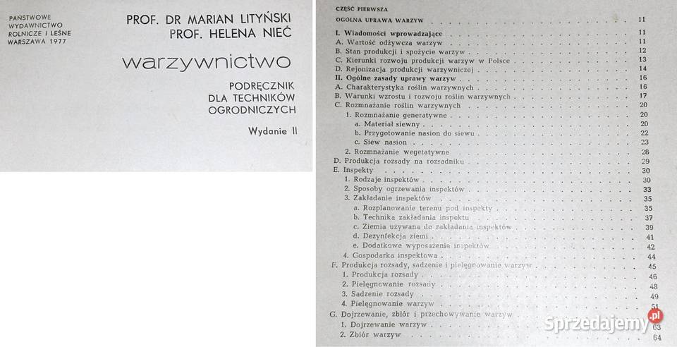 Warzywnictwo HLityński H Nieć Chełm