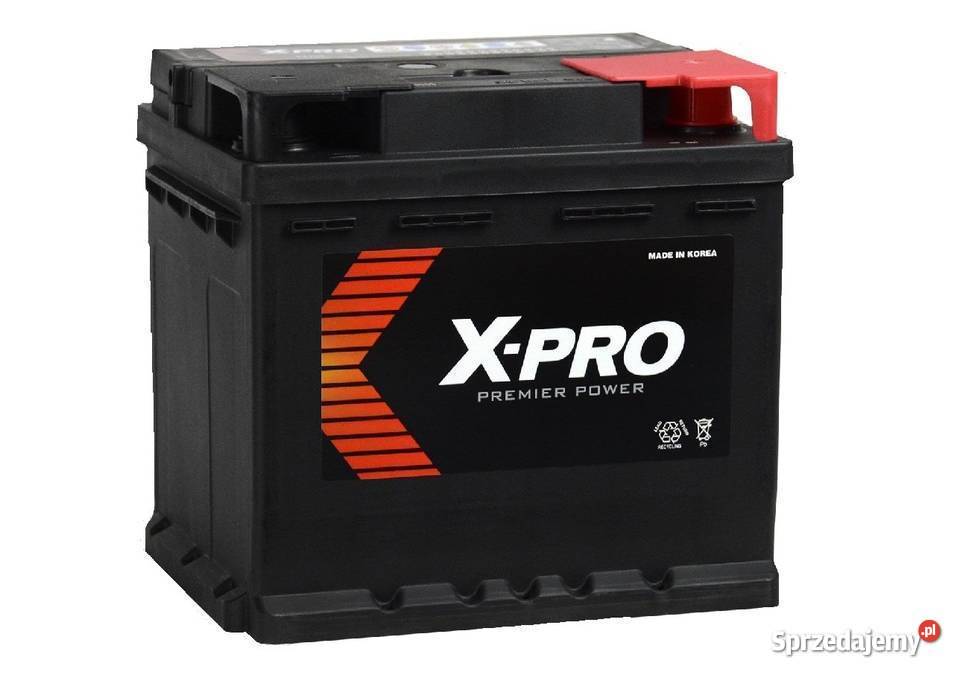 Akumulator XPRO 43Ah 450A EN niski Prawy Plus akumulatory kujawsko-pomorskie