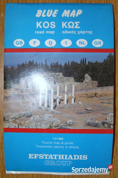 Mapa turystyczna Wyspa Kos Parczew
