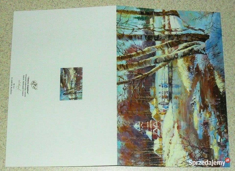 Unikatowe kartki świąteczne Reprodukcje Kolekcja Gliwice