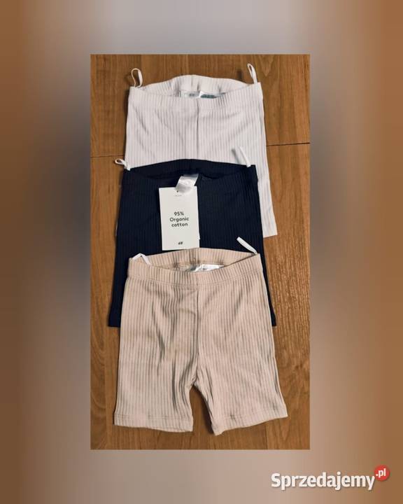 3pak krótkich legginsów dziecięcych HM Barczewo