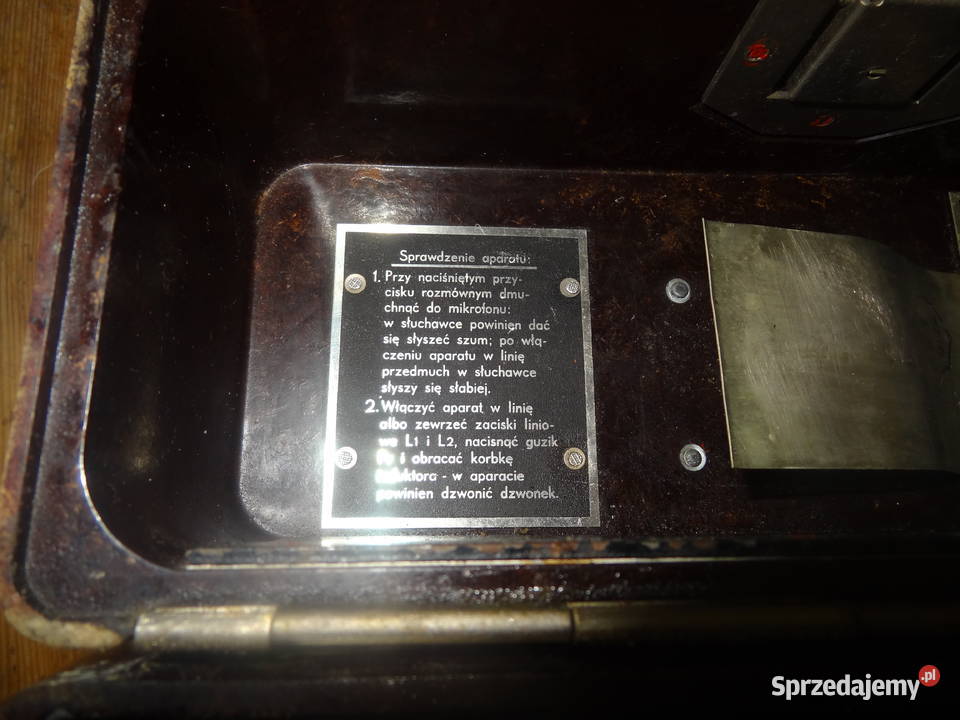 Stary Telefon wojskowy polowy TAJ 43MR LWP Poznań sprzedam