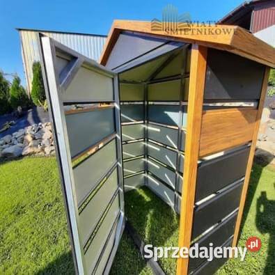 Wiata śmietnikowa dwuspad 15x05m Schowek Morąg sprzedam