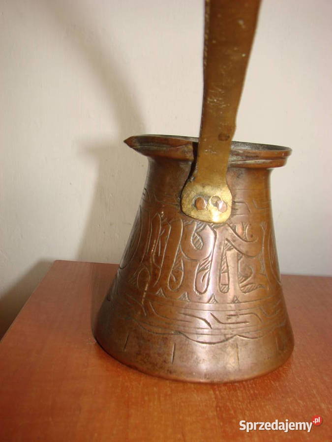 stary miedziany tygielek do kawy Pruszcz Gdański sprzedam