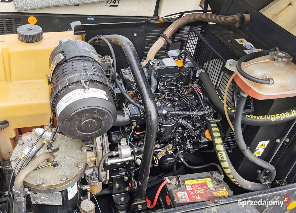 Sprężarka śrubowa DOOSAN 3,1 m3/min kompresor spalinow7 zarejestrowany