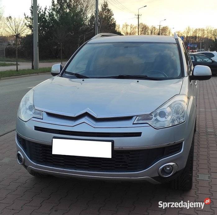 Citroen CCrosser 22 HDI Diesel 4x4 2008r srebrny mazowieckie Mińsk Mazowiecki