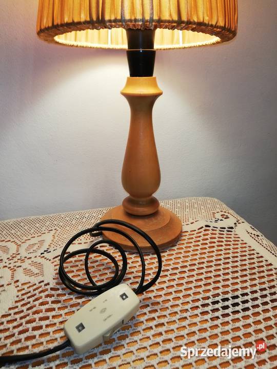 Lampka nocna z epoki PRL lata 70te XX w Antyki Warszawa