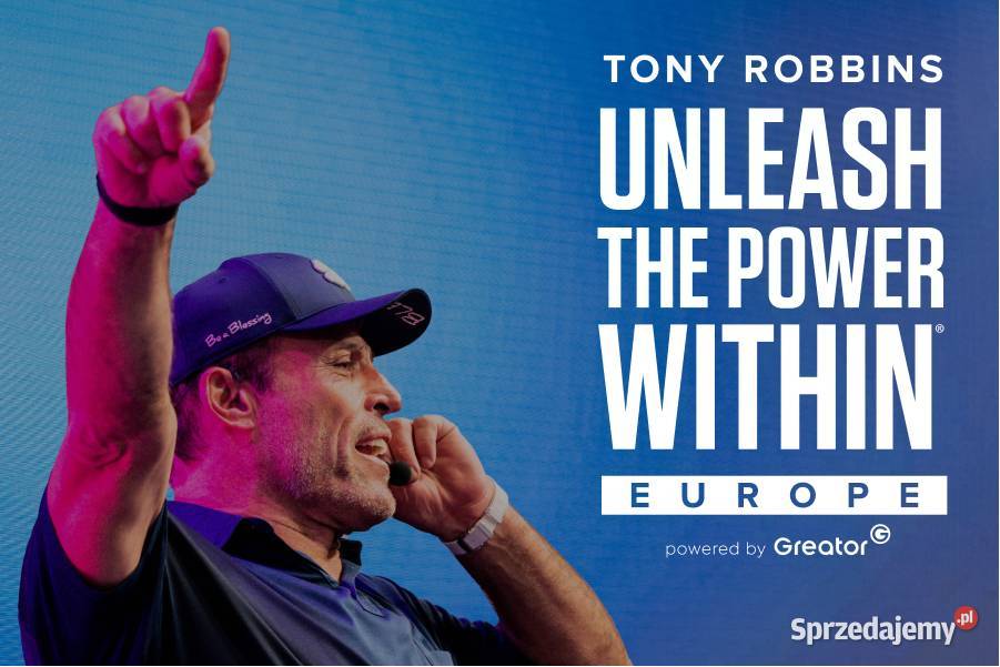 Bilet Silver Ticket Tony Robbins Unleash The dolnośląskie Wrocław sprzedam