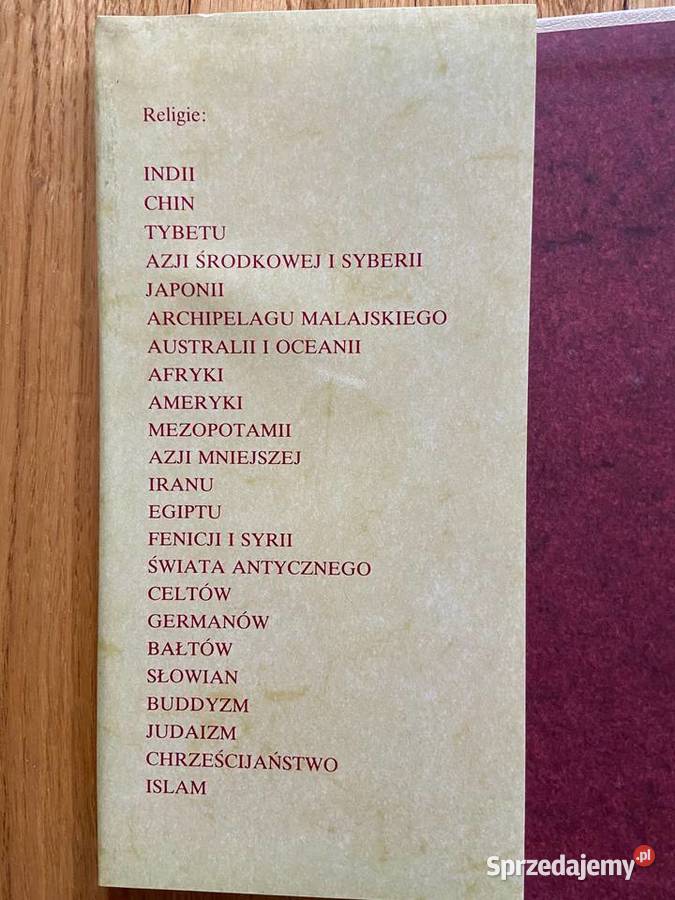 Zarys dziejów religii Katowice