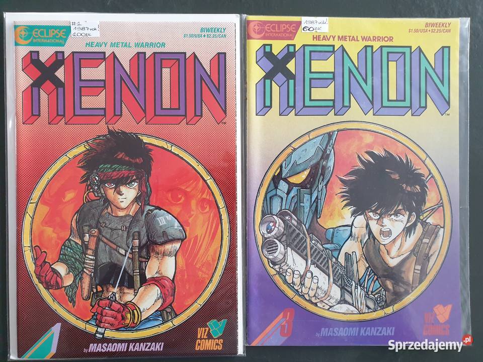 Manga Heavy Metal Warrior Xenon 14 komiksów USA Gdynia