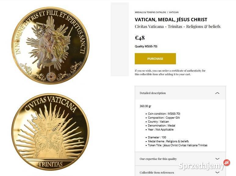 Kryształ Swarovski Jezus Chrystus SPIRITUS Numizmatyka Sosnowiec sprzedam