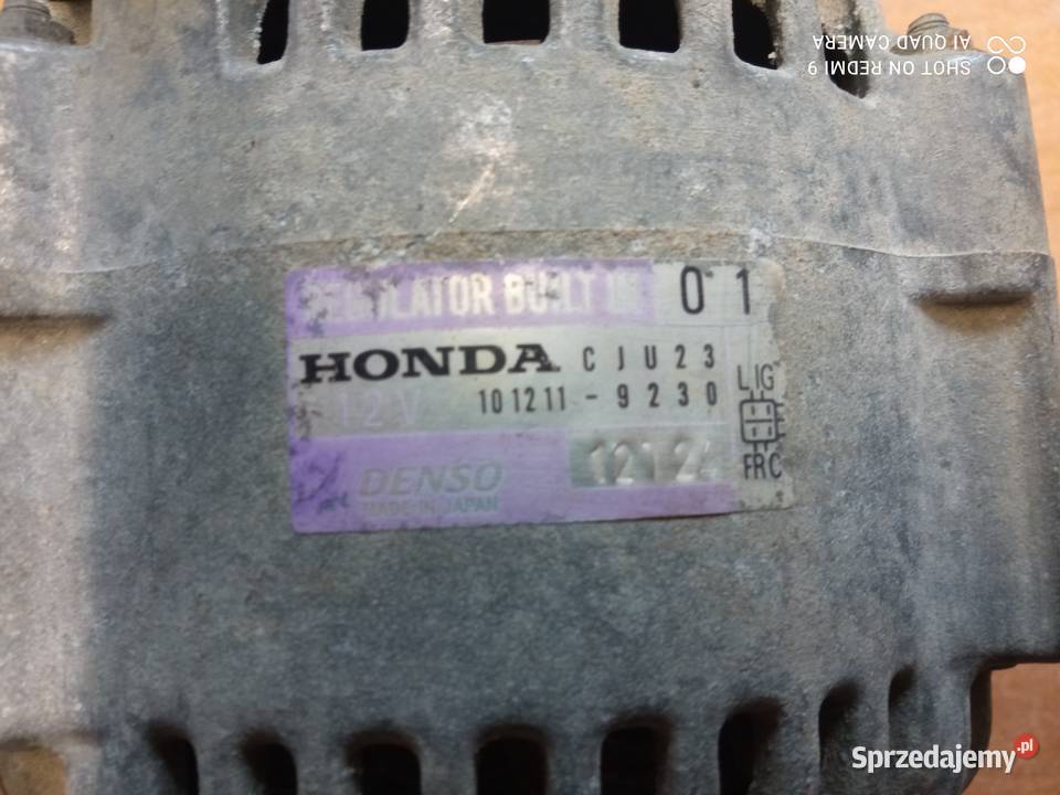 Alternator Honda HRV 16 automatyczna skrzynia Oleszyce
