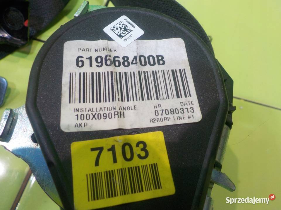 ORLANDO 13r pas bezpieczenstwa prawy przod z osobowe Pasy bezpieczeństwa Motoryzacja Suków