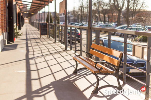 miejska parkowa ławka nogi żeliwne gartenbank sprzedam