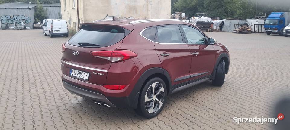 HYUNDAI TUCSON PREMIUM 16 TURBO asystent pasa ruchu Lublin sprzedam