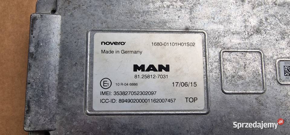 MAN TGX TGS MODUŁ STEROWNIK TELEMATYKI Bieleń sprzedam