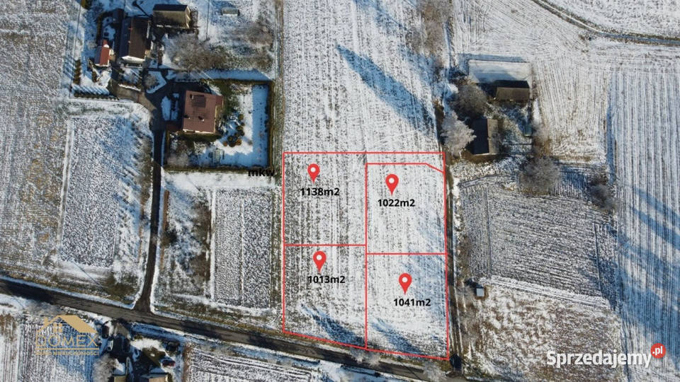 Grunt Kończyce Wielkie 1138 metrów śląskie