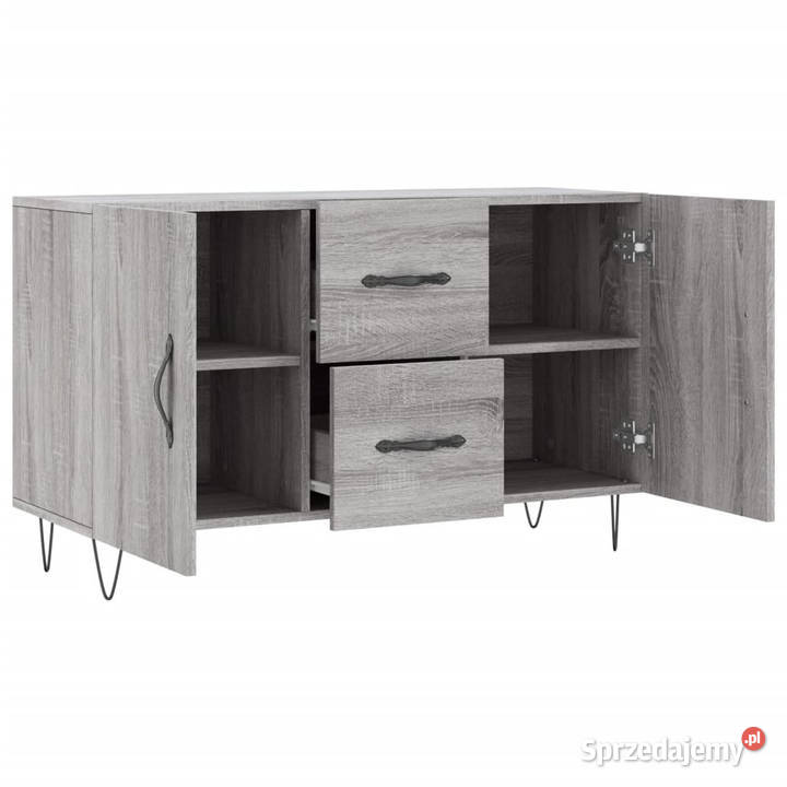 Komoda szary dąb sonoma 100x36x60 materiał mazowieckie Warszawa