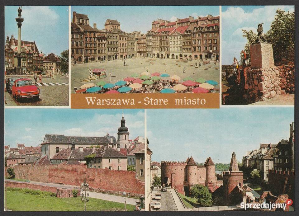 WARSZAWA STARE MIASTO MOZAIKA 1975 BEZ OBIEGU Łódź