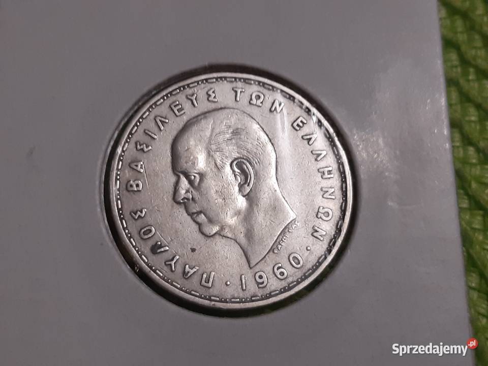 moneta srebrna Grecji z 1960r Łomża