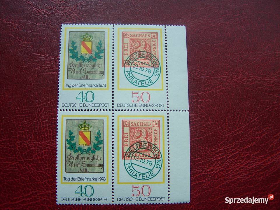 Niemcy 1978 MNH Dzień znaczka 4x Tychy sprzedam