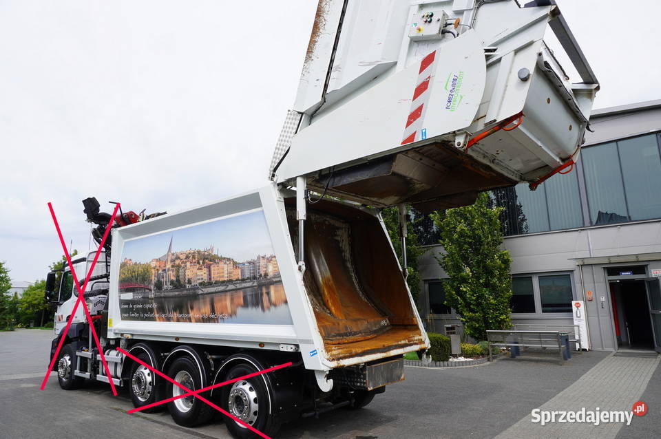 Zabudowa śmieciarka Farid Industrie RCV Kraków