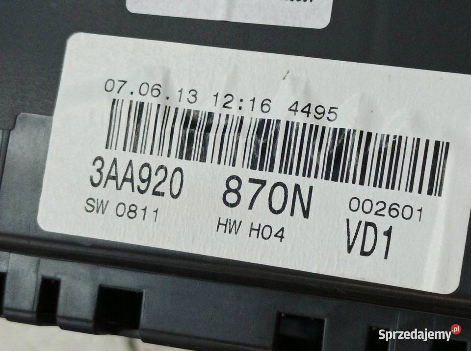LICZNIK 3AA920870N 14 B 160 VW Volkswagen Passat