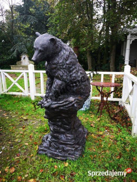Król Lew Lew z brązu 145 figura z brązu Szczecin