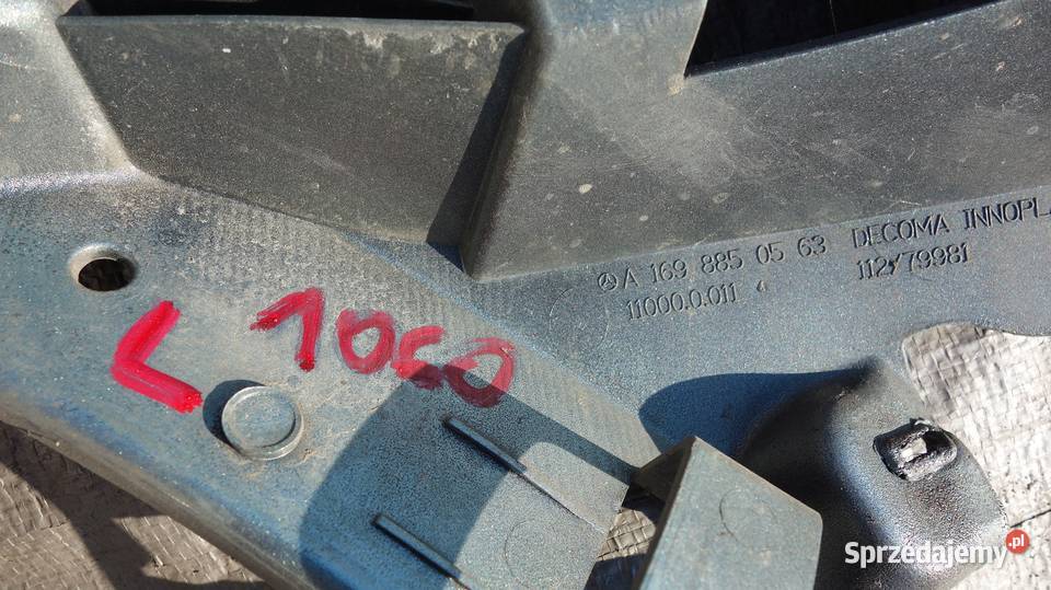 mercedes w169 ślizg zderzaka prawy lewy przód osobowe śląskie