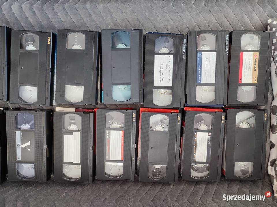 firmowe kasety VHS w stanie kaseta śląskie Myszków sprzedam