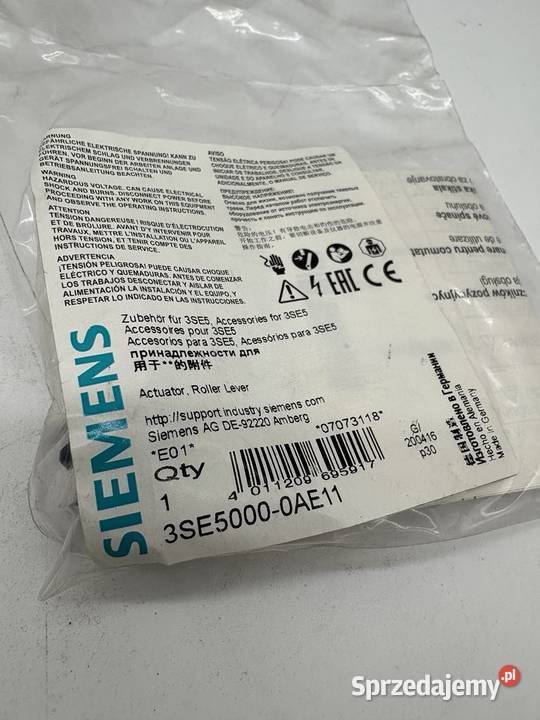 Siemens 3SE50000AE11 Głowica napędowa Warszawa sprzedam