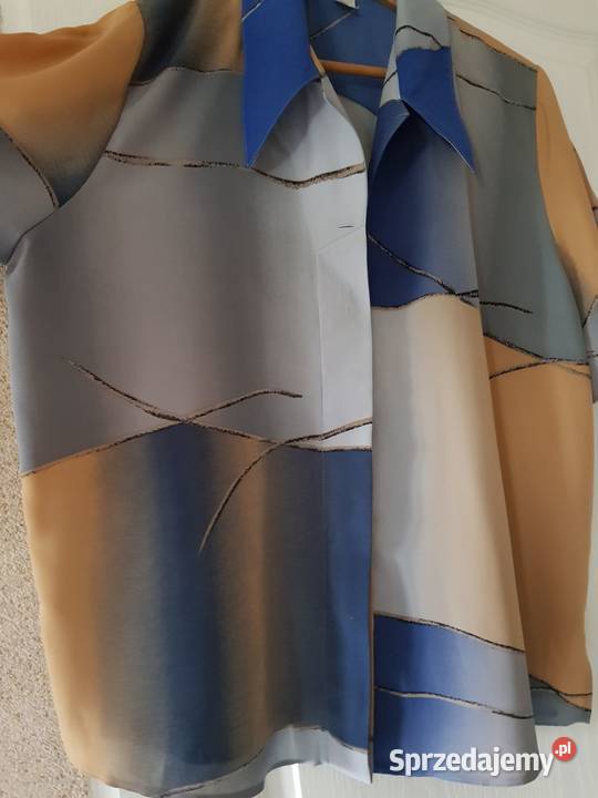 XL bluzka Vintage Retro pastelowa ombre zwiewna Kielce