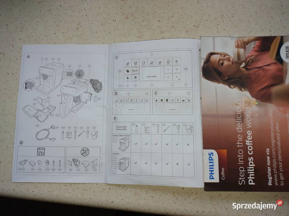 Expres do kawy Philips 4300 LatteGo EP434670