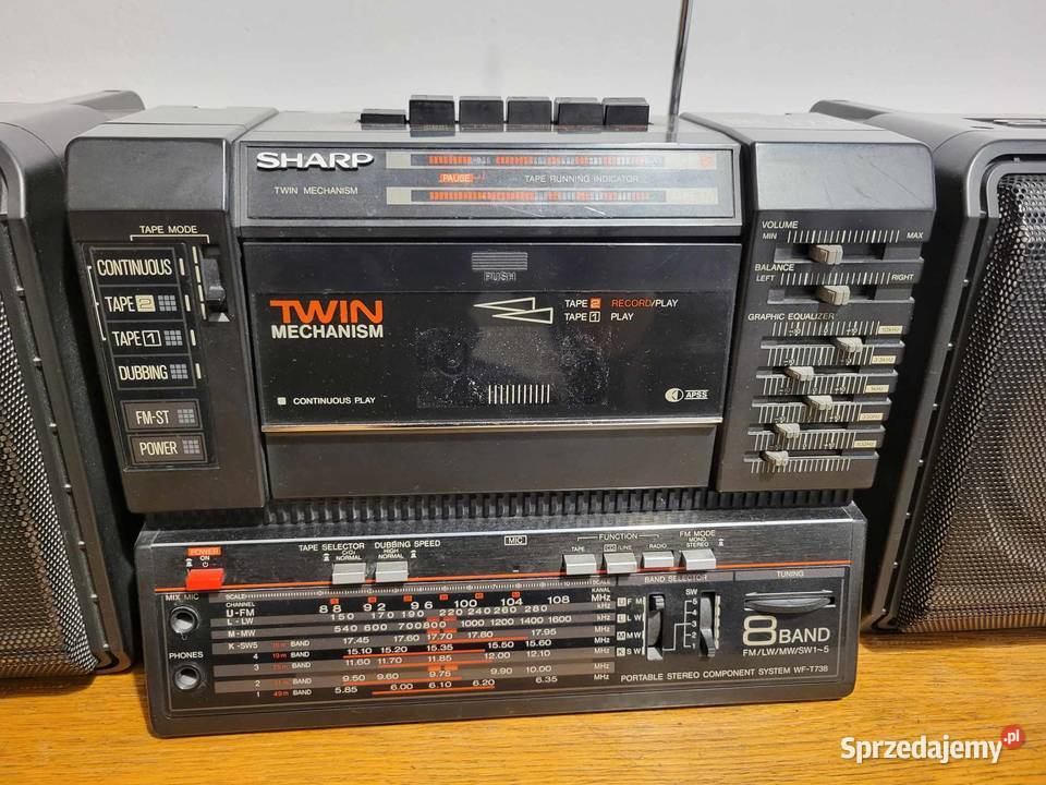 Sharp WFT738 Portable Stereo System pomorskie Gdańsk