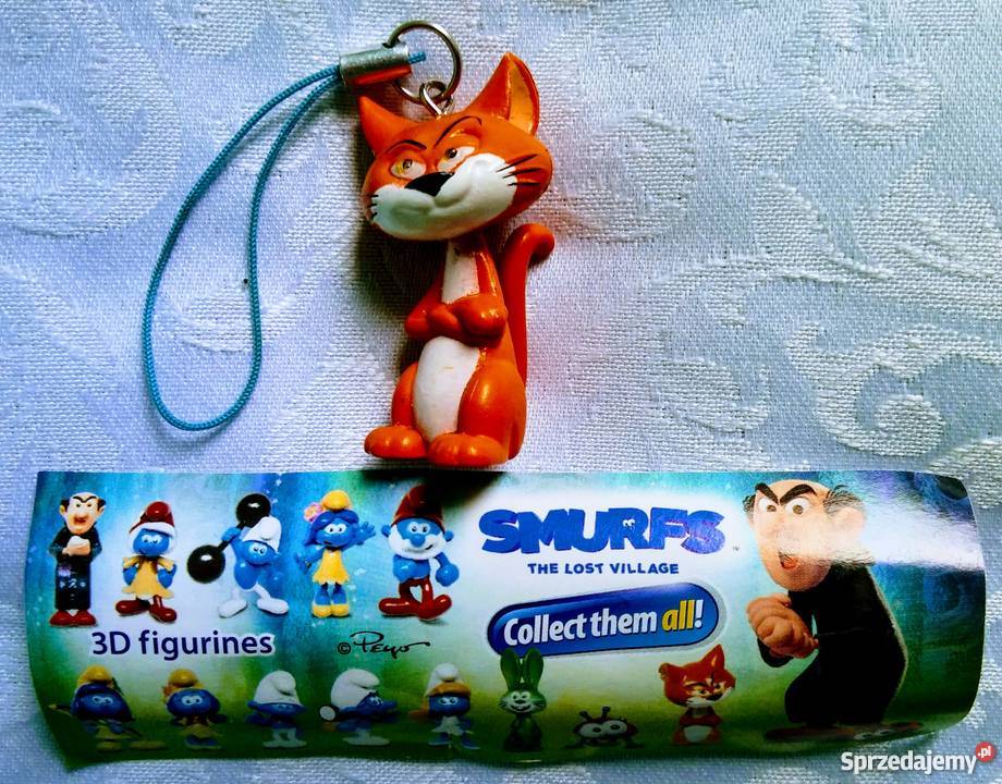 Nowe smerfy breloczki 3D figurki sonik biedronka Giżycko