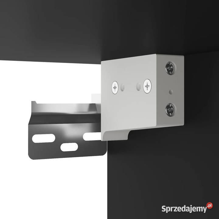 Szafka wisząca czarna 695x34x90 WM828493 Warszawa